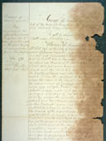 1821 Charter, Page 1. MUA RG 4, c. 302.