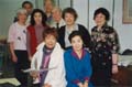 Montreal Bulletin volunteers: Back row- Hiro Uchida, Con Fukuyama; Middle row- Rei Nakashima, Dorothy Okata, Tom Yamashita, Miki Fukuyama, Amy Miyamoto; Front row- Marge Umezuki, Irene Kudo.