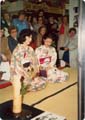 Two Japanese Canadian women in kimonos.