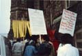 Ottawa Redress Rally March. Marchers included Japanese Canadian World War II veterans, as well as members of the Issei generation, April 14, 1988.