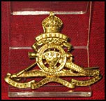 No. 7 Canadian Siege Battery badge, MUA Artefact.