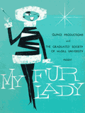 My Fur Lady Poster. (photo 1957).